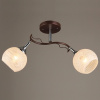 Люстра N3356/2 COF+CR кофе+хром 2x60Вт E27 d540 h240 п/м QH19