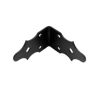 Уголок крепежный  90*90*50 черный ВНЕШНИЙ ДОМАРТ