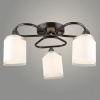 Люстра N5950/3 COFFEE+FGD кофе/золото 3x40Вт E27 d420 h195 QH23