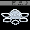 Люстра LI8838/6B WT белый 84Вт LED 4000-6500K d520 ПДУ диммер mobile
