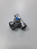 Кран-тройник шаровой 1/2"х3/4"х1/2" м/п/п, д/стир. машины 554-446