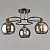 Люстра N5132/3 COFFEE+FGD кофе+золото 3х60Вт E27 d490 h250 QH22