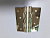Петля RENZ 100-4BB 100х75мм fhbp блест. латунь 4 подш. коронка (2шт) 