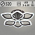 Люстра LI08838/6C PR COF кофе 84Вт LED 3000-6500K d520 ИК ПДУ+диммер HN22 (светодиодная)