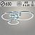 Люстра LI08878/3C PR CR хром 108Вт LED 4000-6500K d650 ПДУ ИК+диммер HN22 (светодиодная)