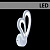 Бра LI8509/1 WH белый LED 20Вт 3000K d175 HN20 (светодиодное)