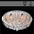 Люстра 5139/500 хром 5х40Вт E14 LED-WH ПДУ d500 ЛГР16