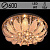 Люстра 55546/600 CR хром 8х40Вт E14 LED-WT ПДУ d600 SDA20