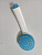 Лейка для душа пластик бело-голубой (КТ)