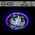 Люстра 70223/420 хром 3х40Вт E27 LED-WT+PURPLE ПДУ d420 пластм. лист LNGSH19