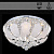 Люстра 5108/500 хром 5х40Вт E14 LED-WT ПДУ d500 ЛГР16