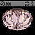 Люстра 55655/500 CR хром 5х40Вт E14 LED-RBP ПДУ d500 h250