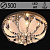 Люстра 55582/500 CR хром 5х40Вт E14 LED-WT ПДУ d500 h250
