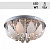 Люстра S1188/400 хром 4х60Вт E14 LED-WTi ПДУ d400