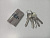 Механизм цилиндр. Doorlock V 2200Z N серия Variant никелированный 60мм (30x30) 5англ.кл./кл.