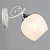 Бра C1411/1W WT+CR белый+хром 1х60Вт E27 h180