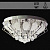 Люстра Y0930/600 хром 9х40Вт E14 LED-WT ПДУ d600 QH19