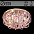 Люстра 55652/500 CR хром 5х40Вт E14 LED-RBP ПДУ d500 h250
