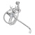 Смеситель для ванны Quartz 9861 (HB03) дл. излив керам. кран-букса 3/8" хром (566-102) Смеситель для ванны Quartz 9861 (HB03) дл. излив керам. кран-букса 3/8" хром (566-102)