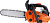 Пила цепная (БЕНЗО) BPL2500 1кВт 25,4см3 шина 12" цепь 3/8"-1,3мм-44 HAMMERFLEX