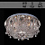 Люстра 5272/500 хром 5х40Вт E14 LED-WT ПДУ d500 SDA18 МР3