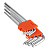Набор ключей TORX-профиль (9пр.): Т10-Т50 (длина 95-220мм) ЕРМАК (657-188)