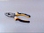 Пассатижи 160мм черно-желтая ручка (КТ)