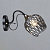 Бра N4850/1W COF+FGD кофе+золото 1х40Вт E27 h180 QH22