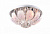 Люстра 76507/400 хром 4х60Вт E14 LED WT ПДУ d400