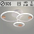 Люстра DK06343/3 PR WT+WOOD белый+дерево 78Вт LED 3000K-6000K d505 ИК ПДУ+диммер HN24 (светодиодная)