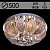 Люстра 5377/400 хром 4х40Вт E14 LED-RGB ПДУ d400 ЛГР16