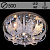 Люстра 55545/500 CR хром 8х40Вт E14 LED-WT ПДУ d500 SDA20