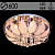 Люстра 55586/600 CR хром 8х40Вт E14 LED-RBP ПДУ d600 h270