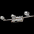 Спот ТK111-4 chrome+aluminum SMD 1хLED 5Вт