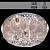 Люстра 5377/600 CR хром 8х40Вт E14 LED RGB ПДУ d600 SDA19