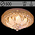 Люстра 55290/500 золото 5х40Вт E14 LED-WT ПДУ d500 SDA20