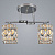 Люстра 00516/2 CR хром 2x40Вт E27 d490 h270 crst GAN20