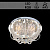 Люстра 5770/400 CR хром 4х40Вт E14 LED RGB ПДУ d400 SDA19 МР3