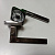 Комплект ручек S-Locked 120-В BH/CP черный никель/хром (квадрат) (30шт)