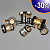 Люстра K2056/5 FGD+BK золото+черный 5х60Вт E27 d620 h250 QH22