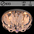 Люстра 55549/500 CR хром 5х40Вт E14 LED-WT ПДУ d500 SDA20