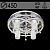 Люстра 5251/450/4+1 4х40Вт Е14+1х1Вт MR16 ПДУ LED WT d450 ЛГР16
