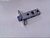 Механизм защелки АЛЛЮР АРТ L45-8-PR18 CP хром пластик овал. торц. планка 18мм бешумная