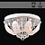 Люстра 76513/400 хром 4х60Вт E14 LED WT ПДУ d400