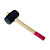 Киянка резиновая 680г дер. рукоятка HOBBI