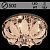 Люстра 55546/500 CR хром 5х40Вт E14 LED-WT ПДУ d500 SDA20