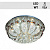 Люстра 79009/400 хром 4х60Вт E27 LED-WT ПДУ d400 HN19