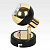 Бра-спот AS-9537-01-7600 gold+black (7600) 1х50Вт GU10 ADRL18