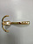 Крючок-вешалка 3-рожковый 204A 04.15.01 золото MARLOK (22шт) (002394) 
