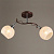 Люстра N3356/2 COF+CR кофе+хром 2x60Вт E27 d540 h240 п/м QH19